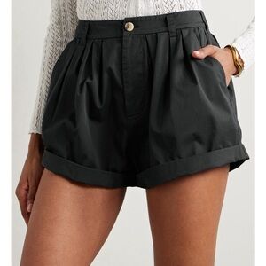 Doen Paige Shorts Black NWT